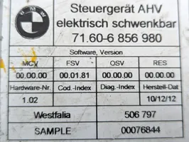 BMW 3 F30 F35 F31 Vetokoukun ohjainlaite/moduuli 