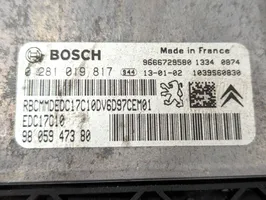 Peugeot Partner Kit calculateur ECU et verrouillage 0281019817