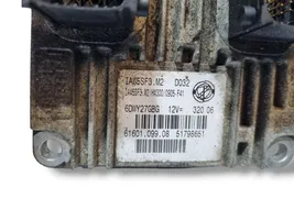 Fiat Grande Punto Komputer / Sterownik ECU i komplet kluczy 6DWY27GBG