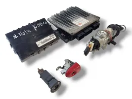 Nissan Note (E11) Komputer / Sterownik ECU i komplet kluczy 8200619409