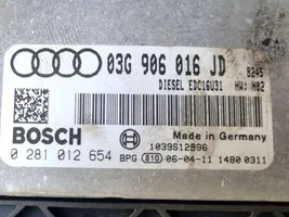 Audi A4 S4 B7 8E 8H Komputer / Sterownik ECU i komplet kluczy 0281012654