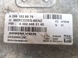 Mercedes-Benz A W169 Kit centralina motore ECU e serratura 5WK90958