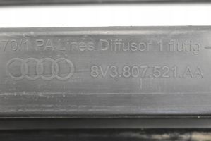 Audi A3 S3 8V Moulure inférieure de pare-chocs arrière 8V3807521AA