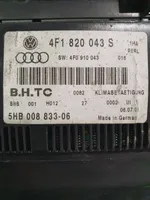 Audi A6 S6 C6 4F Oro kondicionieriaus/ klimato/ pečiuko valdymo blokas (salone) 4F1820043S