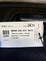 BMW 3 F30 F35 F31 Tappeto di rivestimento del fondo del bagagliaio/baule 7273736