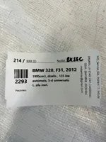 BMW 3 F30 F35 F31 Volant 33809220604