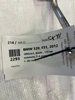 BMW 3 F30 F35 F31 Трубка (трубки)/ шланг (шланги) кондиционера воздуха 9212236