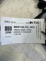 BMW 3 F30 F35 F31 Système poignée, câble pour serrure de capot 7313782