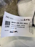 BMW 3 F30 F35 F31 Moottoritilan lämpökilpi 7241774