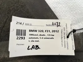 BMW 3 F30 F35 F31 Couvercle de plateau inférieur 