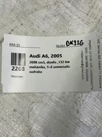 Audi A6 S6 C6 4F Sujeción en el maletero/compartimento de carga 4F9863539