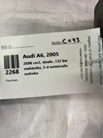 Audi A6 S6 C6 4F Кронштейн крепления коробки передач 4F0399263K