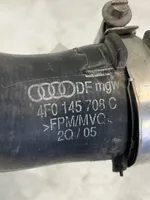 Audi A6 S6 C6 4F Tube d'admission de tuyau de refroidisseur intermédiaire 4F0145708C