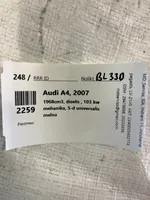 Audi A4 S4 B7 8E 8H Cup holder 8E1862534