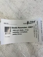 Skoda Roomster (5J) Inne części wnętrza samochodu 1Z0877829B