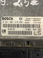 Opel Astra H Calculateur moteur ECU 90589736