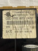 Audi A4 S4 B6 8E 8H Oro kondicionieriaus/ klimato/ pečiuko valdymo blokas (salone) 8D0820043M