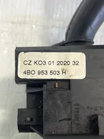 Volkswagen PASSAT B5 Interruptor/palanca de limpiador de luz de giro 4B0953503H