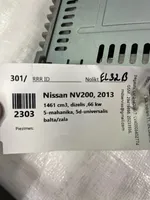 Nissan NV200 Unità principale autoradio/CD/DVD/GPS 28185BH30D