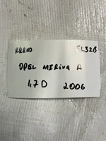 Opel Meriva A Moottorin ohjainlaite/moduuli 97350948