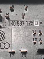 Volkswagen Golf VI Saugiklių dėžė (komplektas) 1K0937125D