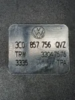 Volkswagen PASSAT B6 Front seatbelt buckle 3C0857756