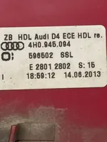 Audi A8 S8 D4 4H Tailgate rear/tail lights 4H0945094