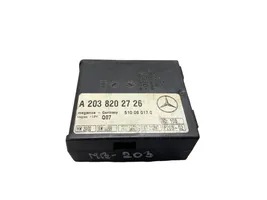 Mercedes-Benz C W203 Centralina/modulo allarme A2038202726