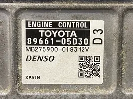 Toyota Avensis T270 Moottorinohjausyksikön sarja ja lukkosarja MB2759000183