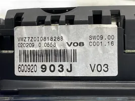 Volkswagen Polo IV 9N3 Komputer / Sterownik ECU i komplet kluczy VWAG03D906023