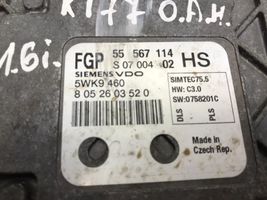 Opel Astra H Engine ECU kit and lock set 55567114