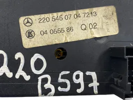 Mercedes-Benz S W220 Light switch 2205450704