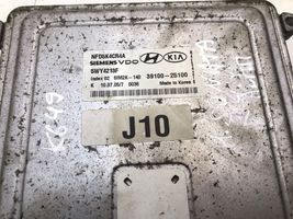 Hyundai Sonata Komputer / Sterownik ECU i komplet kluczy 3910025100