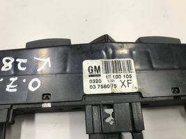 Opel Zafira B Interrupteur feux de détresse 13100105