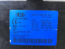 KIA Sportage Kit centralina motore ECU e serratura 3910323171