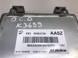 Opel Corsa D Moottorinohjausyksikön sarja ja lukkosarja 55583739