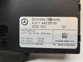 Mercedes-Benz E W211 Centralina/modulo chiusura centralizzata portiere A2115403545