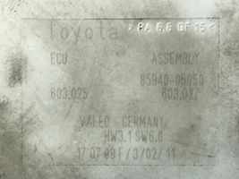 Toyota Avensis T250 Komputer / Sterownik ECU i komplet kluczy 8966105C82