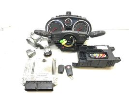 Opel Corsa D Engine ECU kit and lock set 55575350