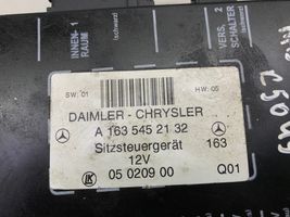 Mercedes-Benz ML W163 Sėdynės valdymo blokas A1635452132