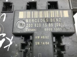 Mercedes-Benz C W203 Unidad de control/módulo de la puerta 2038201585