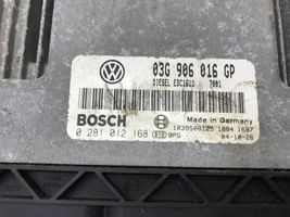 Volkswagen Caddy Moottorinohjausyksikön sarja ja lukkosarja 03G906016GP