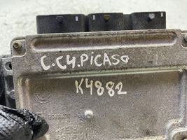 Citroen C4 I Picasso Komputer / Sterownik ECU i komplet kluczy 9662402080