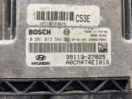 Hyundai Santa Fe Komputer / Sterownik ECU i komplet kluczy 0281013584