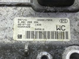 Opel Tigra B Komputer / Sterownik ECU i komplet kluczy 55354328