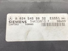 Mercedes-Benz C W202 Module de contrôle de boîte de vitesses ECU A0245458032