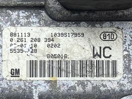 Opel Tigra B Komputer / Sterownik ECU i komplet kluczy 55354728