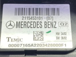 Mercedes-Benz E W211 Saugiklių dėžė (komplektas) 2115453101