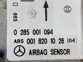 Mercedes-Benz E W210 Sterownik / Moduł Airbag 0018201026