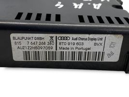 Audi A4 S4 B8 8K Monitori/näyttö/pieni näyttö 8T0919603